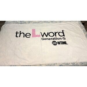 Showtime The L Word Generation Q Promo Bath Towel White 30" x 58" Gay Interest